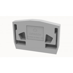 Торцевая крышка D-WS2.5-MID-CO-01P-11, Торцевая крышка, для клемм WS2.5-MID..., цвет: серый