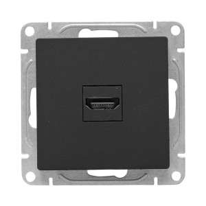 Механизм розетки HDMI, ч-рный Эпика EKF UP1-SOB-HDMI
