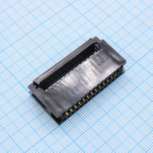 DS1060-01-260B, Разъем IDC розетка на плоский шлейф 26 контактов (2x13), шаг 2.54мм
