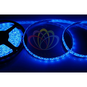 141-353 LED лента 5м силикон, 8 мм, IP65, SMD 2835, 60 LED/m, 12 V, цвет свечения синий LAMPER(к