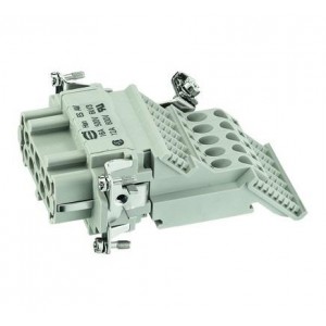 09330104729, Сверхмощные разъемы питания FEMALE INSERT 10 POLES+PE