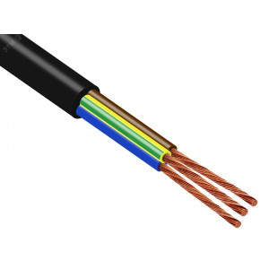 Провод ПВС 3х1.5 черный ТРТС 77055000809