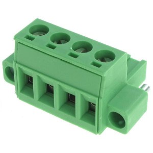 1874374, Съемные клеммные колодки 4 Pos 5.08mm pitch Plug 24-12 AWG Screw