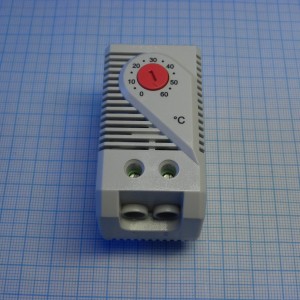 7T.91.0.000.2403, Термостат на DIN-рейку, 1 размыкание, 0..60°C, 5A