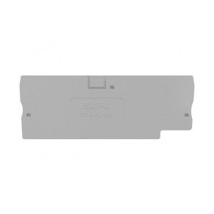 Торцевая крышка TP4-4-GY-EA, Торцевая крышка, для клемм TP4-4-..., цвет: серый