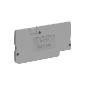 Торцевая крышка TPK2.5-2-GY-EA, Торцевая крышка, для клемм TPK2.5-2…, цвет: серый