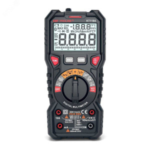 KT 118A серия PROLINE, Мультиметр цифровой с True RMS, ACA/DCA/ACV/DCV/R/C/F/t, автоматический выбор пределов измерений, NCV