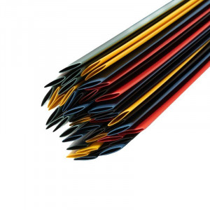 Набор трубок термоусадочных ТУТ 8.0/4.0мм 1м 5 цветов 29-0158