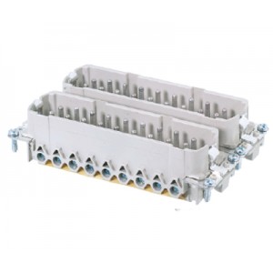 Вилочная контактная вставка 70.410.3240.0, Вилочная контактная вставка, винтовая фиксация, 32/2/2 полюса + PE, типоразмер 48B, 400/690V, 16A, сечение обслуживаемых проводников 0,5-2,5 мм кв, тип покрытия контактов: олово,