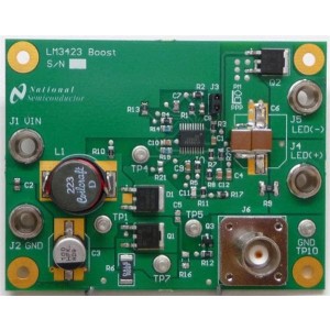 LM3423BS2LYEV/NOPB, Средства разработки схем светодиодного освещения  LM3423BS2LY EVAL BOARD