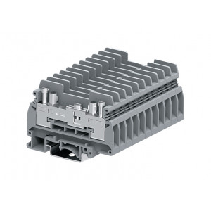 Измерительная клемма 306911, Измерительная клемма, тип фиксации провода: винтовой, номинальное сечение: 6 мм кв., 41A, 800V, ширина: 8,2 мм, цвет: серый, тип монтажа: DIN35