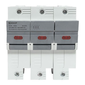 Предохранитель-разъединитель DF 22х58 3Р (тип ПВЦ) EKF