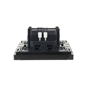 Выключатель проходной 1-кл. СП FORTE&PIANO 10А FP103 черн. IEK FP-V12-0-10-1-K02