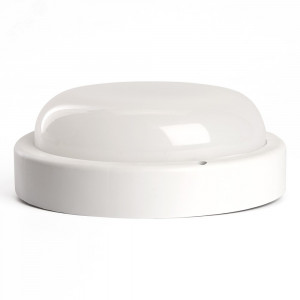 Светильник светодиодный ДБП-12w с оптико-акустическим датчиком 4000К 960Лм IP65 круглый белый 41146