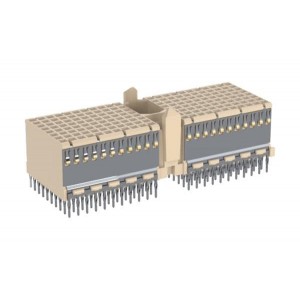 124094, Разъемы DIN 41612 176P 2MM VERT FML TYPE D SHLD PRESSIFT