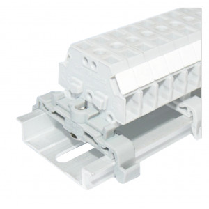 Нижний кронштейн UJ2-2.5J, Нижний кронштйн, для клемм UJ2-2.5, цвет: серый