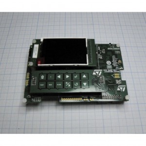 STEVAL-CCM001V2, отладочный комплект на базе STM32F103VET6. В составе LCD TFT 320*240, microSD, USB, JTAG, места для установки модулей ZigBee BlueTooth, сенсорная панель.