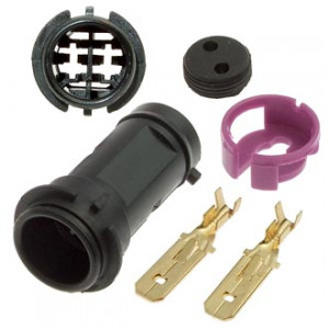 DJ70217-6.3-11, Разъем авт. соединитель DJ70217-6.3-11, 12/ 24 (DC) В вилка