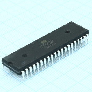 ATMEGA32A-PU, Микроконтроллер AVR 32K-Флэш-память/2K-ОЗУ/1K-ЭППЗУ + 8x10 АЦП, электропитание 4,5...5.5В