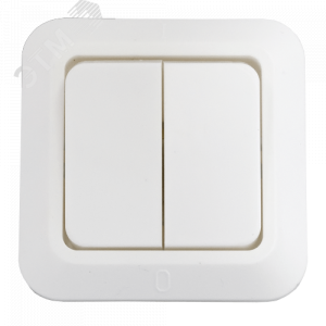Выключатель двухклавишный скрытый Выключатель С5 4-001