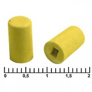 A04 YELLOW, Колпачок для кнопок A04, жёлтый