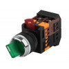 Переключатель АNСLR-22-3 на 3 фикс.полож.зеленый неон/240В I-O 1з+1р (10/400/3200) Б0045683