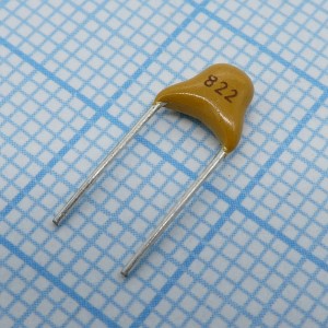 TS170R1H822KSBBB0R, Конденсатор керамический многослойный 8200пФ 50В X7R ±10% радиальный 5.08мм 125°C россыпь