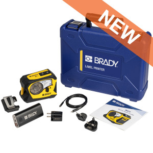 brd170390, Принтер BRADY M211-KIT-EU-UK-US. Комплект портативный принтер M211 в жестком кейсе. В компл.: Принтер M211, жесткий кейс, M21-750-499, краткое руководство пользователя, шнур питания переменного тока с вилками ЕС, Великобритании и США, Зажим для ремня и бл