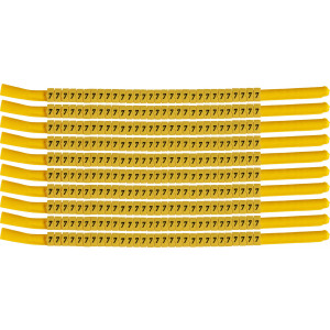 brd333307, SCNG-18-7 клипсы жёлтые, 300шт/упак, для провода 4,6-5,9мм диаметра, легенда 7