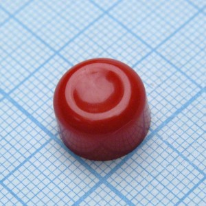 Колпачок A01 красный, Для PSW-3 (D=13, H=8)