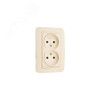 Изображение товара Розетка 2-м СП Lillium 16А IP20 без заземл. крем./крем. 70217
