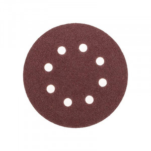 Диск абразивный на ворсовой основе на липучке перфорированный P60 125мм (уп.10шт) Kranz KR-91-1165