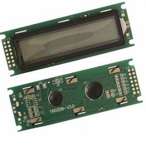 RH1602D-TFH ENG-RUS, ЖК индикатор знакосинтезирующий RH1602D-TFH, знаки русские - английские