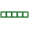 12-5005-27 Рамка на 5 постов, 2, зелёный (10/100/1600) Б0019424
