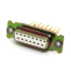 DAR15SF179C, Стандартные соединители D-Sub  DSUB 15 F WW .585" R FLO G Z