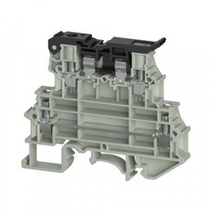 Этажная предохранительная клемма WTN 4 E FSI 5X20, Этажная клемма, 2 этажа, предохранительная клемма тип предохраниетля 5X20, тип фиксации провода: винтовой, номинальное сечение: 6 мм кв., 16A/30A, 800V, ширина: 8 мм, цвет: серый тип монтажа: DIN35