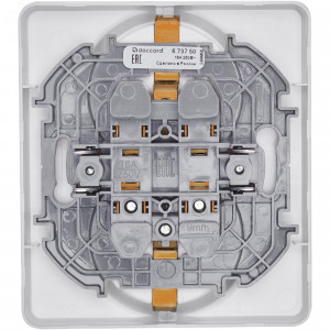 Розетка Inspiria 16А 250В 2х2P+E немецк. стандарт бел. Leg 673750