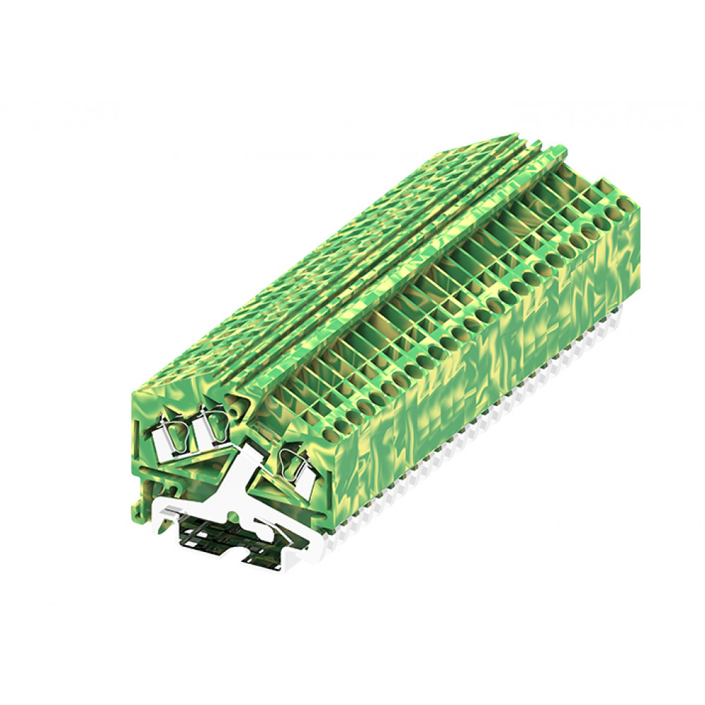 Изображение товара Заземляющая клемма 225964, угловая, 3 точки подключения