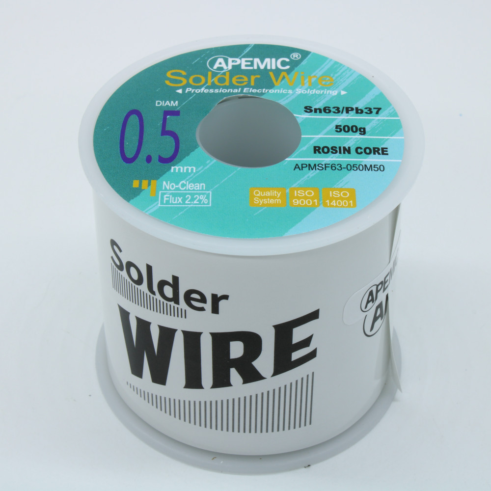 Изображение товара Припой Sn63Pb37 ROL0 0.5мм 500гр