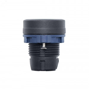 Головка кнопки плоская  прозрачная без фиксации, зеленая M22P-FMLGP