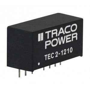 TEC 2-2411, Преобразователь DC-DC на печатную плату вход 24В выход 5В 0.4A 2Вт 7-Pin SIP модуль