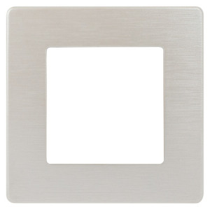 Рамка для розеток и выключателей Серия 12 12-5101-15 на 1 пост, Сатин, перламутр Б0052508