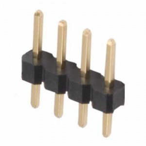 M22-2510405, Проводные клеммы и зажимы 4 PIN SIL VERTICAL GOLD PIN HEADER