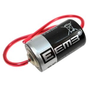 ER26500-AX 3.6V, Li, SOCl2 батарея типоразмера C, 3.6В, 9Ач, аксиальные проволочные выводы, -55...85 °C