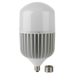 Лампа светодиодная высокомощная STD LED POWER T160-100W-6500-E27/E40 100Вт T160 колокол 6500К нейтр. бел. E27/E40 (переходник в компл.) 8000лм Б0032090