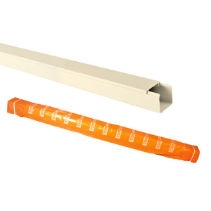 Кабель-канал 12х12 слоновая кость (140м) SQ0402-0501