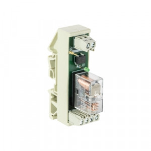Релейный модуль WRS-REL-1W-250V16, Интерфейсный релейный модуль, 1 переключающий контакт, материал контакта: AgCdO, рабочее напряжение: 24 V AC/DC, номинальное напряжение переключения: 250 V AC/DC, коммутируемый ток: 16 A, с винтовой фиксацией провода, серия flare