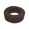 Провод ретро 2х1.5 матов. корич. (уп.150м). B1-424-72-150