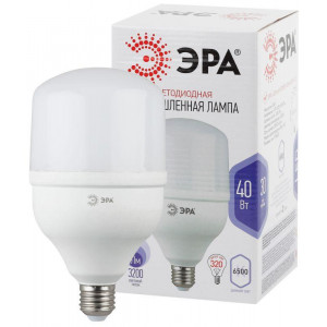 Лампа светодиодная высокомощная STD LED POWER T120-40W-6500-E27 40Вт T120 колокол 6500К холод. бел. E27 3200лм Б0027006