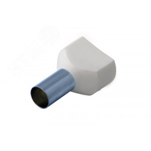 Наконечник штыревой втулочный изолированный F-14 мм 2х16 мм2 (НШВи(2) 16-14/НГи2 16-14) слоновая кость 08-2813